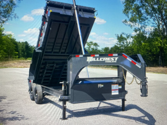 New 2025 Hillcrest Trailers gooseneck Dump Trailer 16'