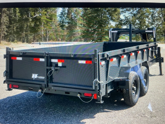 New 2025 Hillcrest Trailers gooseneck Dump Trailer 16'