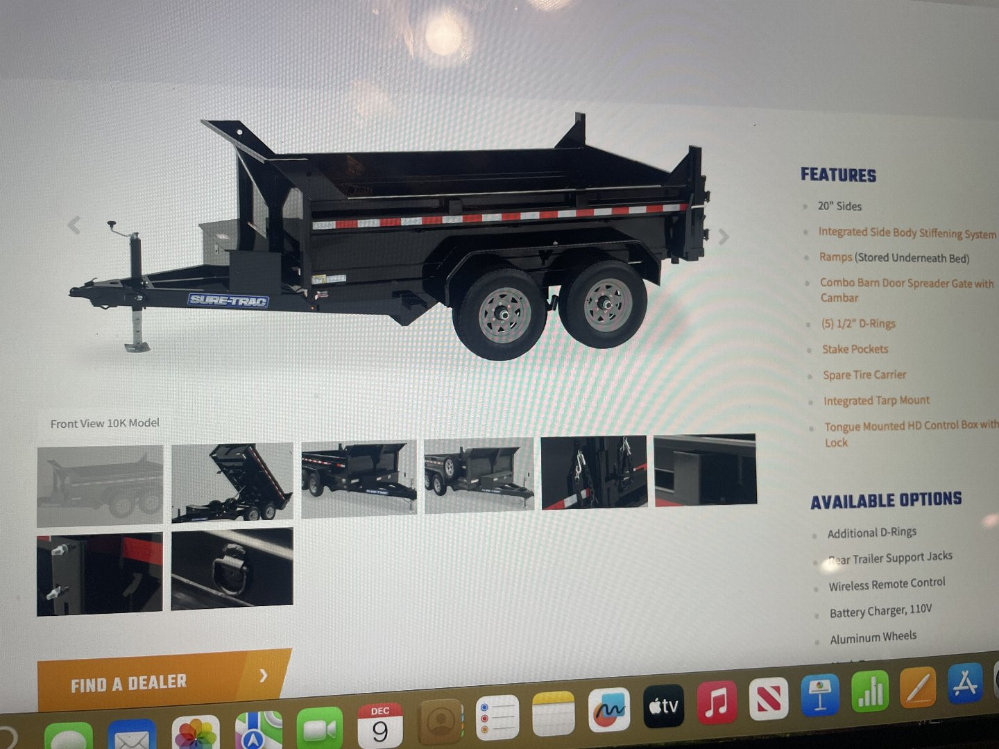 New 2025 Sure-Trac 6X12 DUMP Dump Trailer