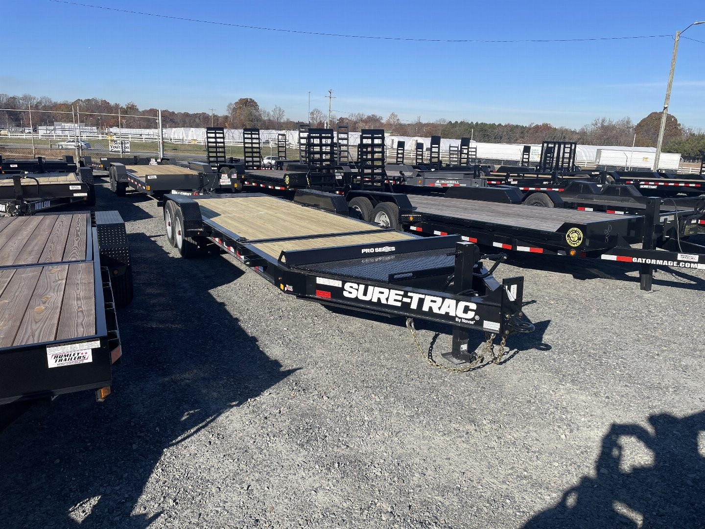 New 2025 Sure-Trac tilt 22' Equipment Trailer pro series