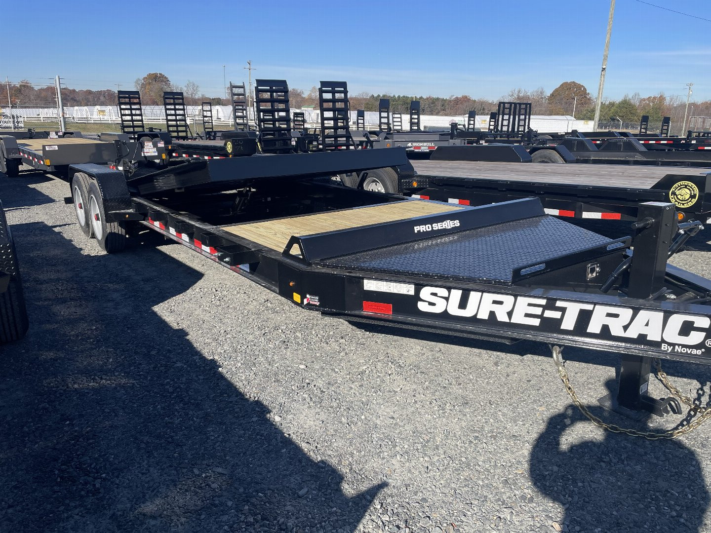 New 2025 Sure-Trac tilt 22' Equipment Trailer pro series