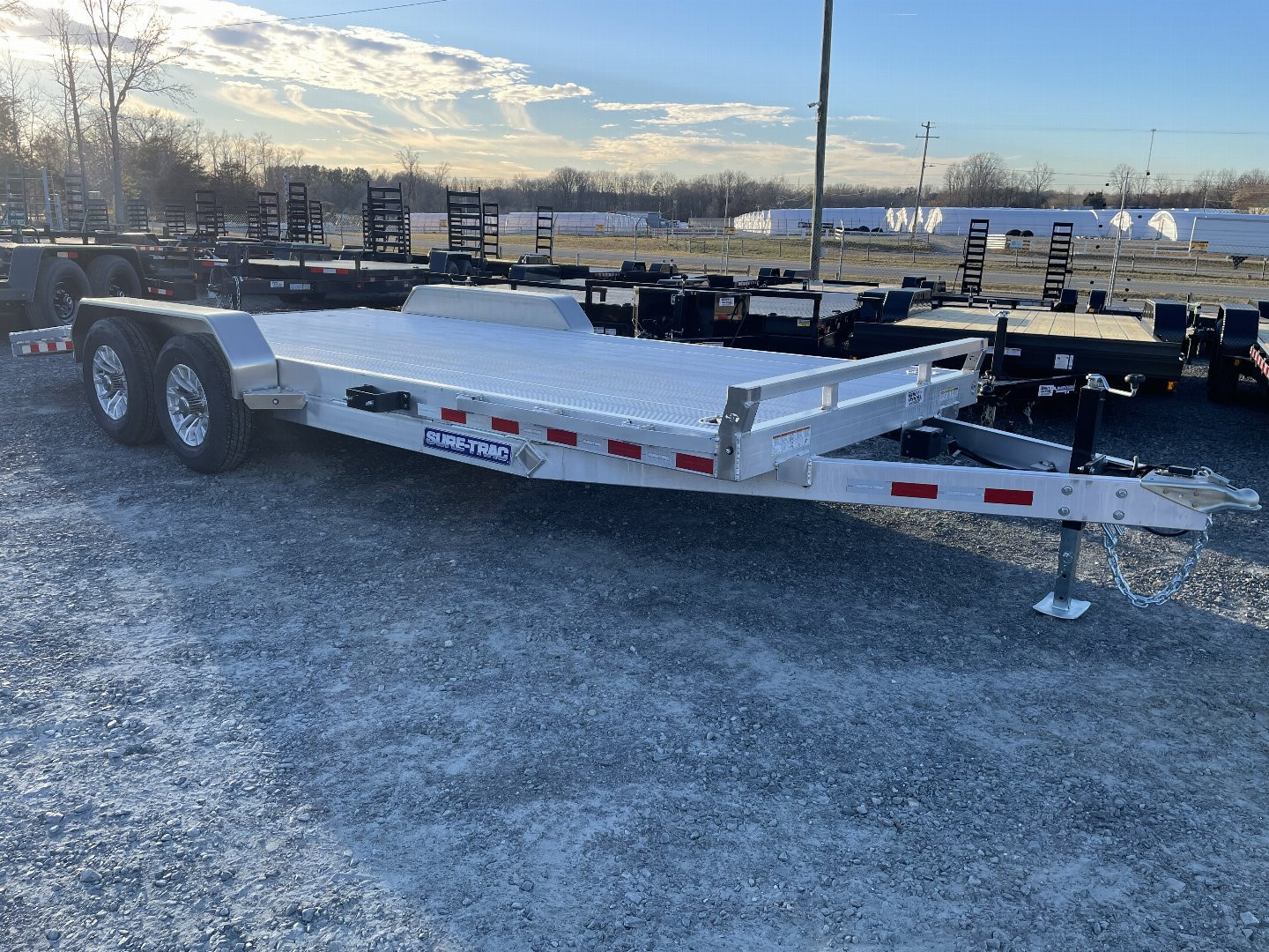 New 2025 Sure-Trac 7x20 Car Hauler aluminum