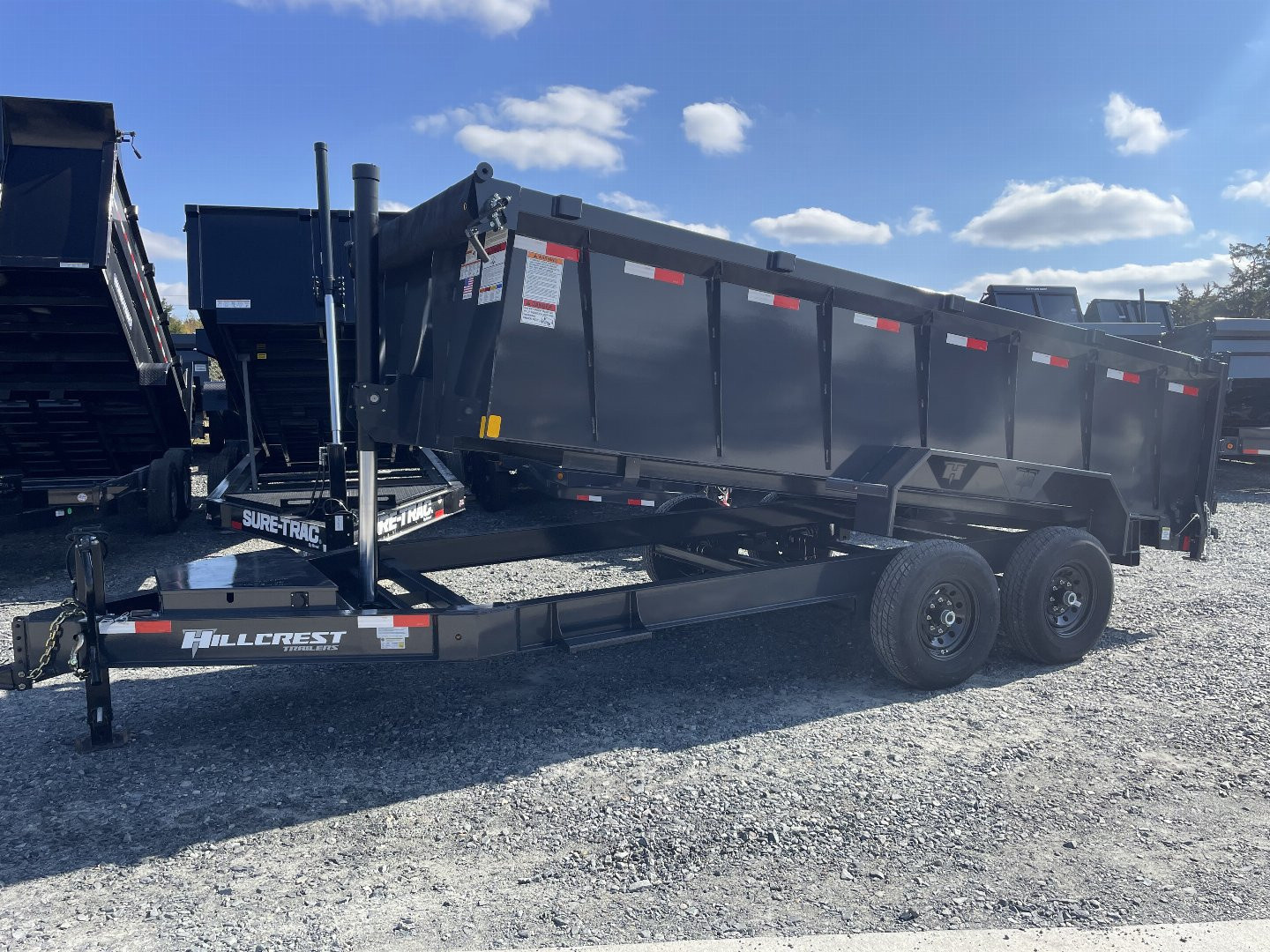 New 2026 Hillcrest Trailers 7x16x 42" sides Dump Trailer