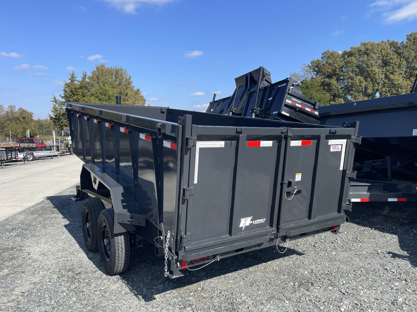New 2026 Hillcrest Trailers 7x16x 42" sides Dump Trailer