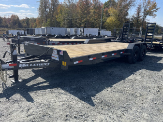 New 2025 Hillcrest Trailers flatbed 20' Equipment Trailer