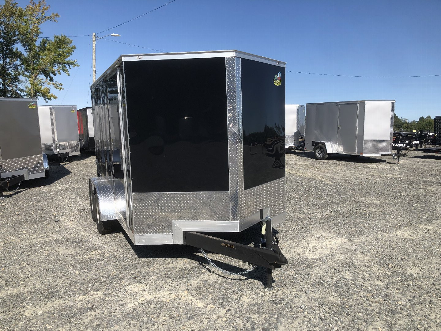 New 2025 Covered Wagon Trailers cargo Cargo / Enclosed Trailer 7X12 TA