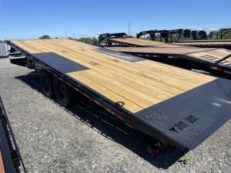 New 2025 Iron Bull power tilt Deckover Trailer-102" x 24'