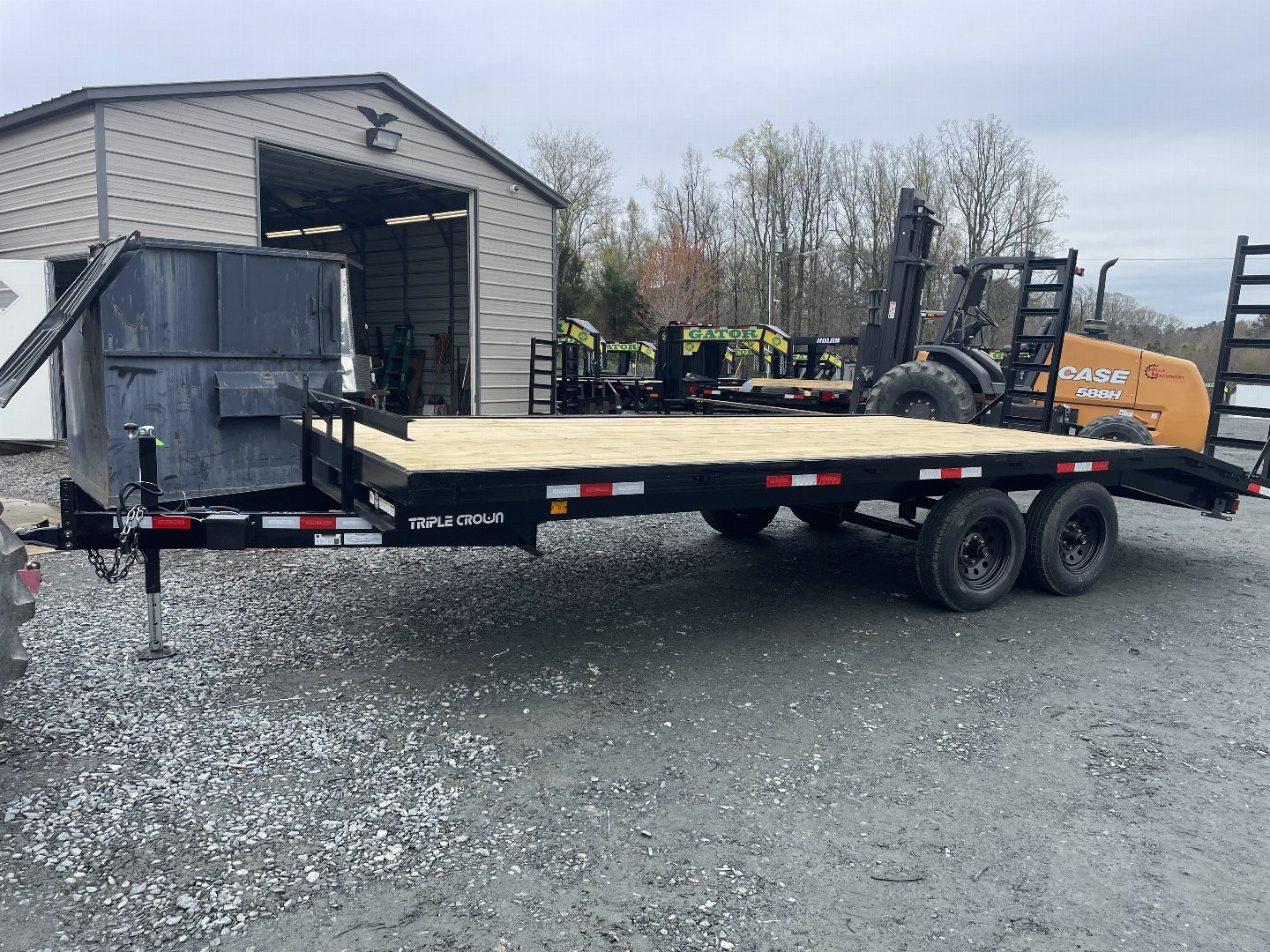 New 2025 TRIPLE CROWN TRAILERS deckover Deckover Trailer 102 x 20'