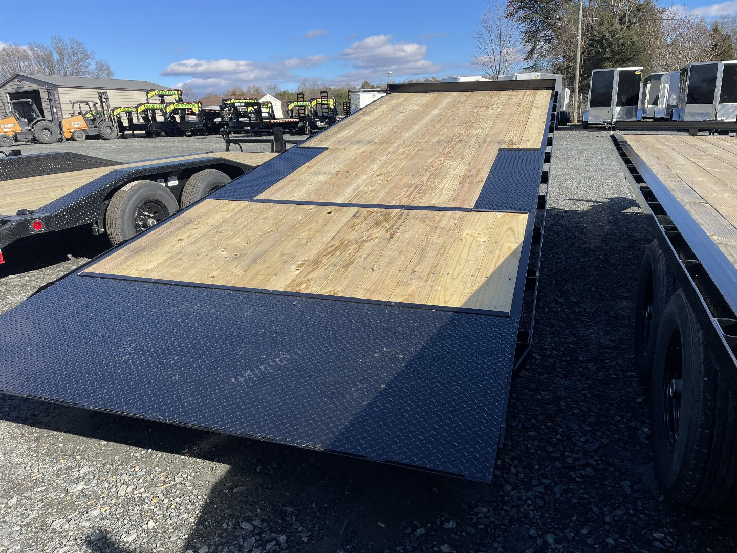 New 2024 Triple Crown Trailers 24ft Hydraulic Power Tilt Deckover Trailer