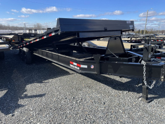 New 2024 Triple Crown Trailers 24ft Hydraulic Power Tilt Deckover Trailer