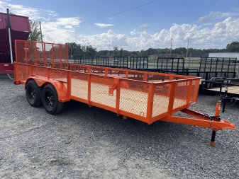 New 2025 TRIPLE CROWN TRAILERS 16' with 24  mesh Landscape Trailer
