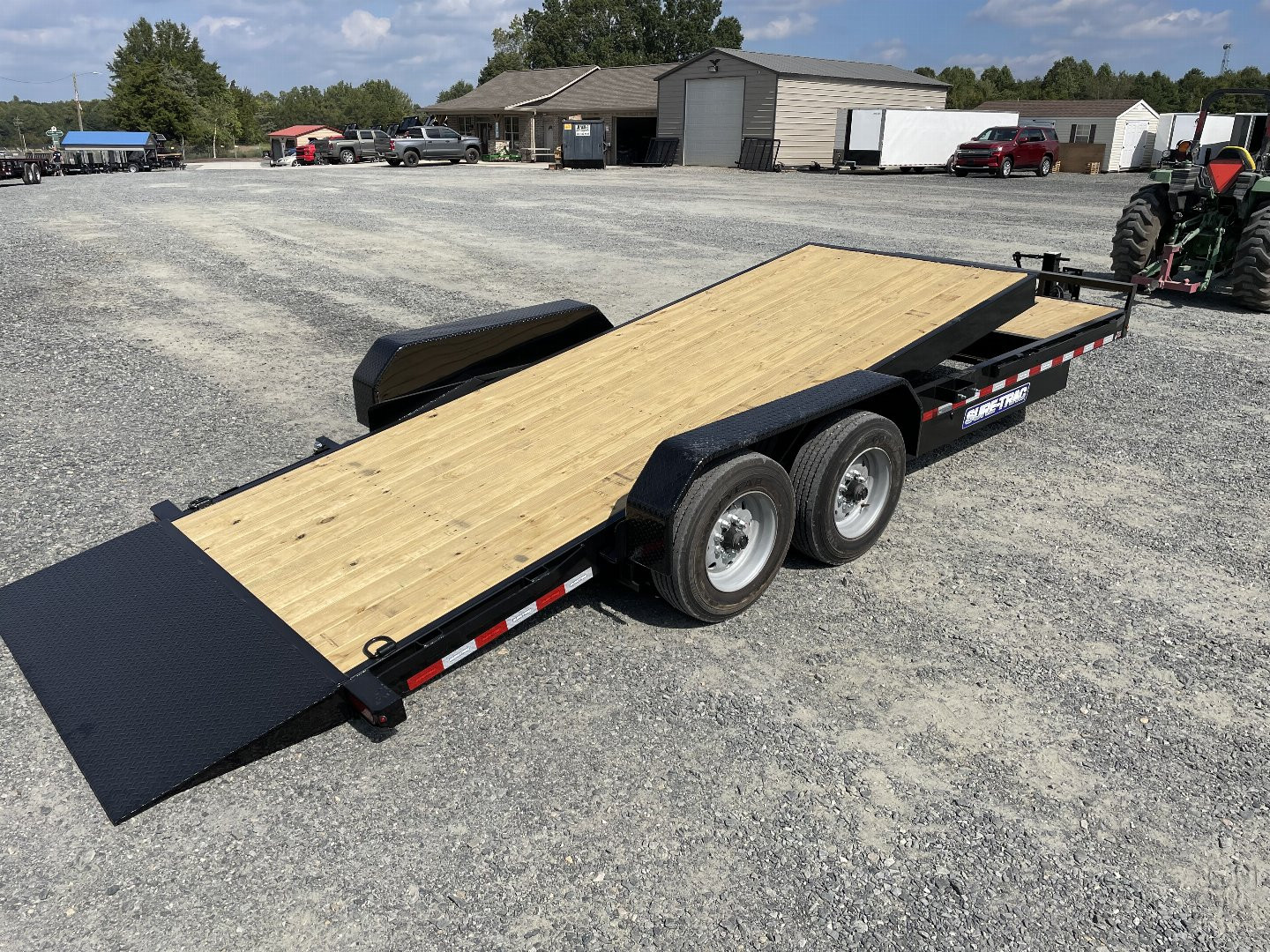 New 2025 SURE-TRAC 7x22' tilt Equipment Trailer