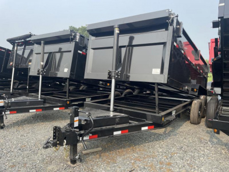 New 2026 Iron Bull 7x16 Dump Trailer