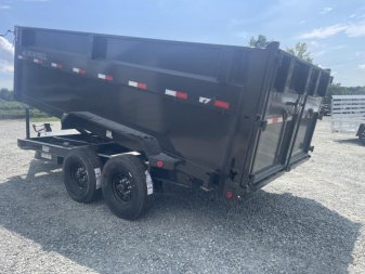 New 2026 IRON BULL 4' sides Dump Trailer 7x14x48 