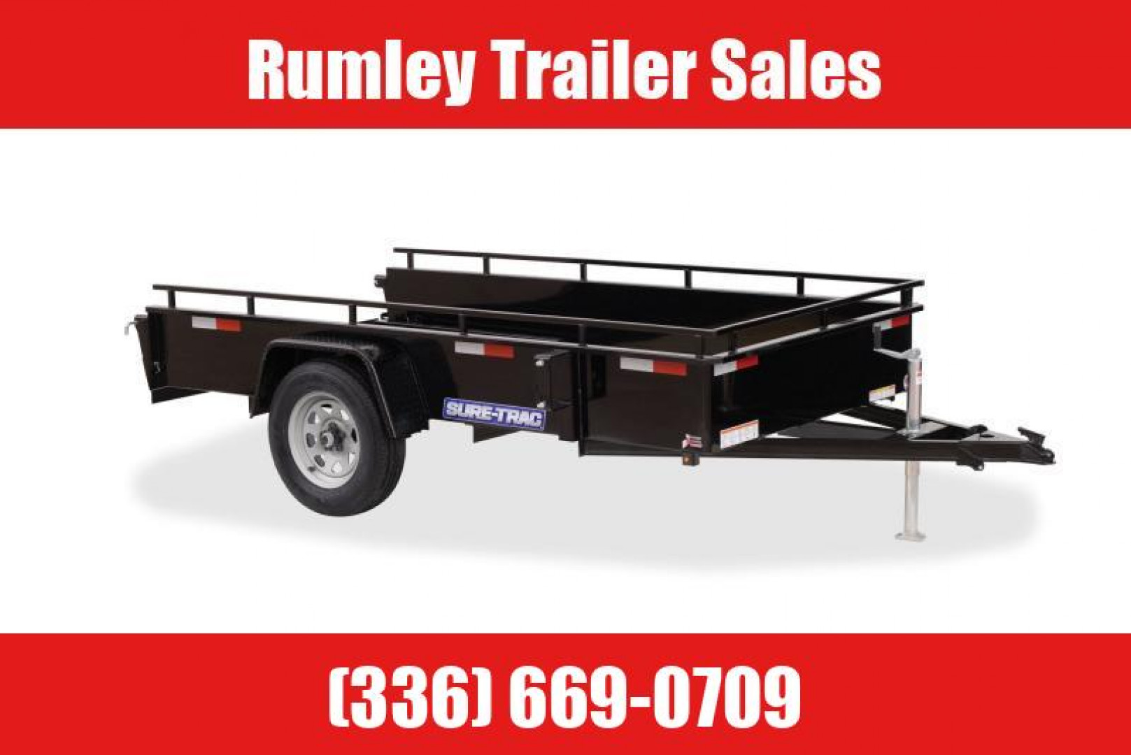 New 2026 Sure-Trac ST8212HSA-B-030 Utility Trailer