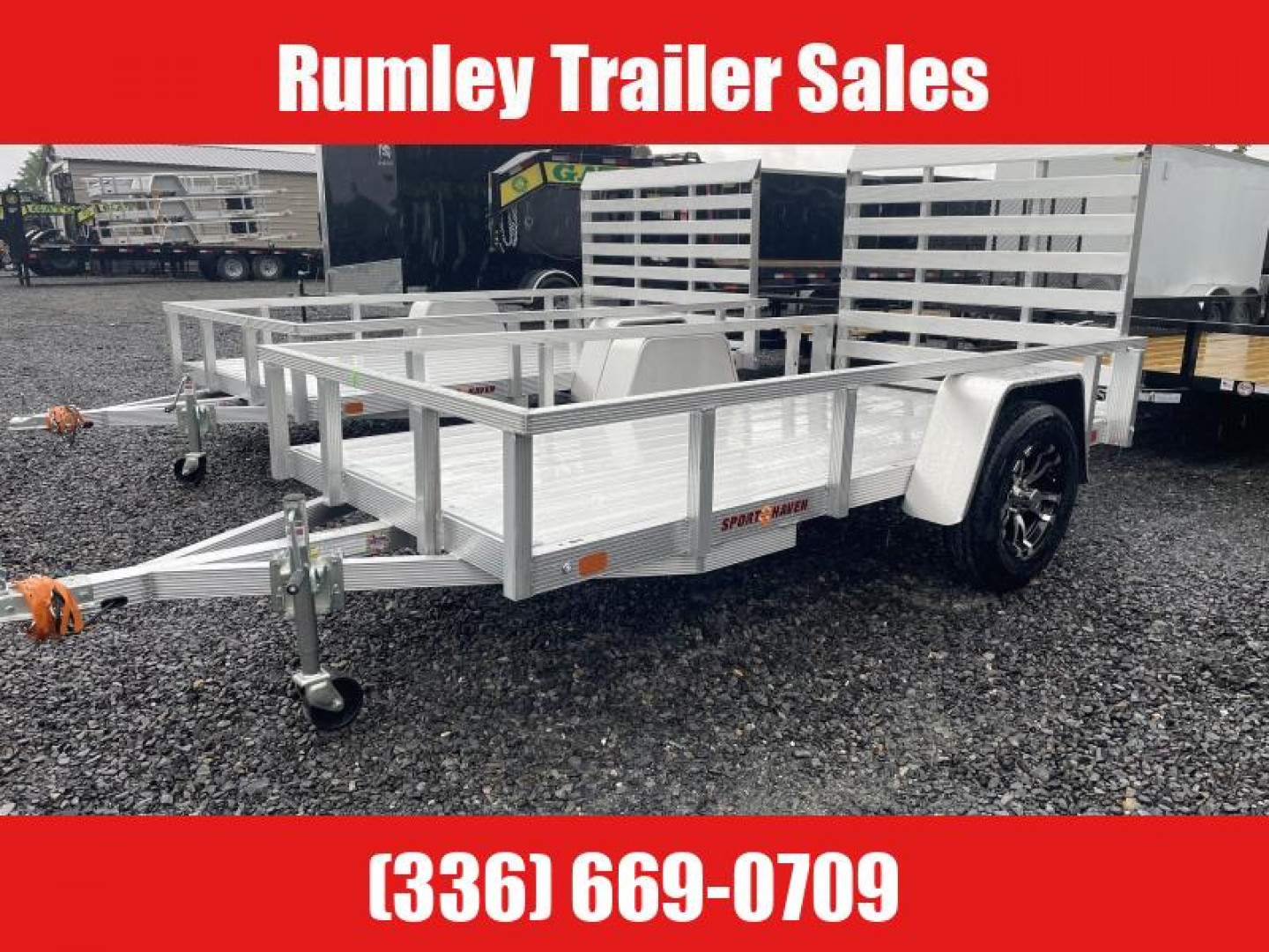 New 2025 SPORT HAVEN aluminum Utility Trailer 5x10