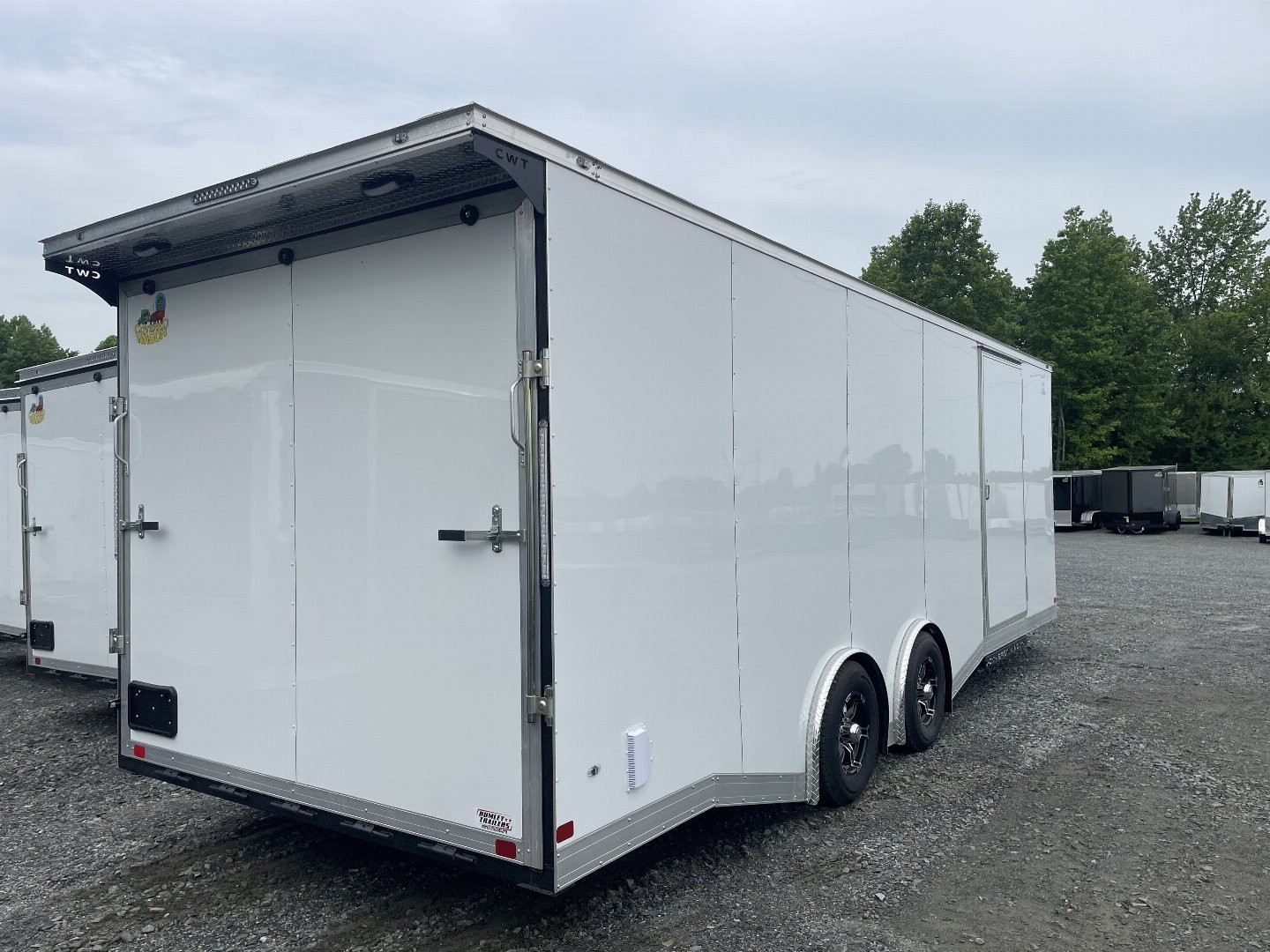 New 2025 COVERED WAGON TRAILERS 8 1/2 x 24' Enclosed trailer -split axle Car / Racing Trailer