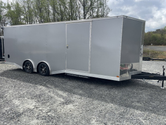 New 2025 COVERED WAGON TRAILERS 8 1/2 x 24' Enclosed trailer -split axle Car / Racing Trailer