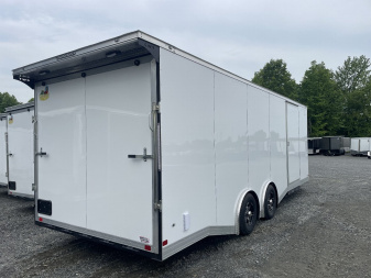 New 2025 COVERED WAGON TRAILERS 8 1/2 x 24' Enclosed trailer -split axle Car / Racing Trailer