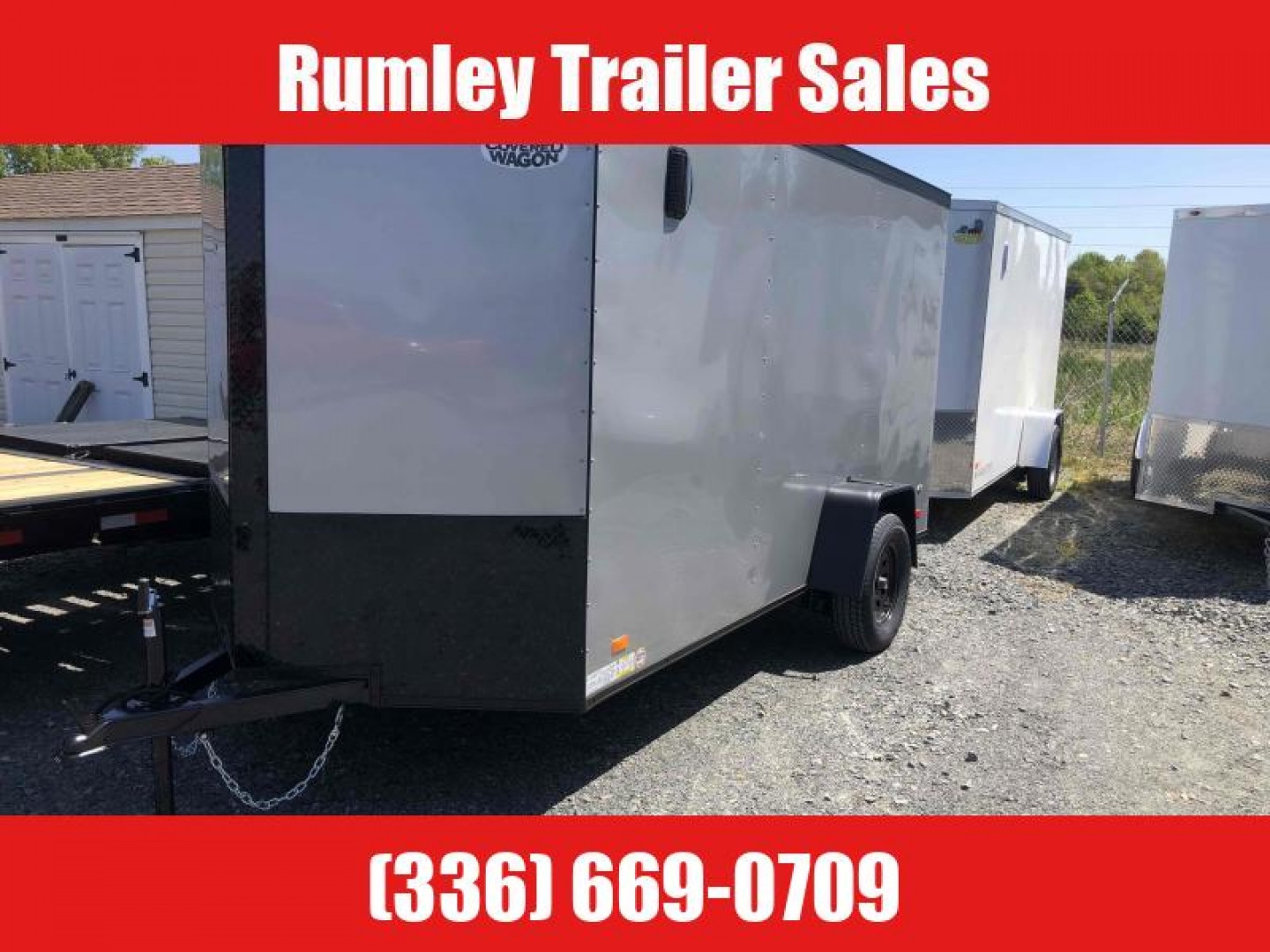 New 2025 COVERED WAGON TRAILERS Covered wagon 6x12 gold series blackout Cargo / Enclosed Trailer