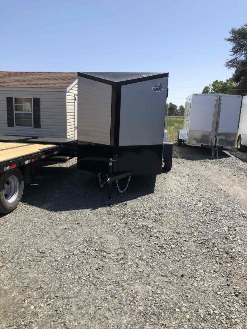 New 2025 COVERED WAGON TRAILERS Covered wagon 6x12 gold series blackout Cargo / Enclosed Trailer
