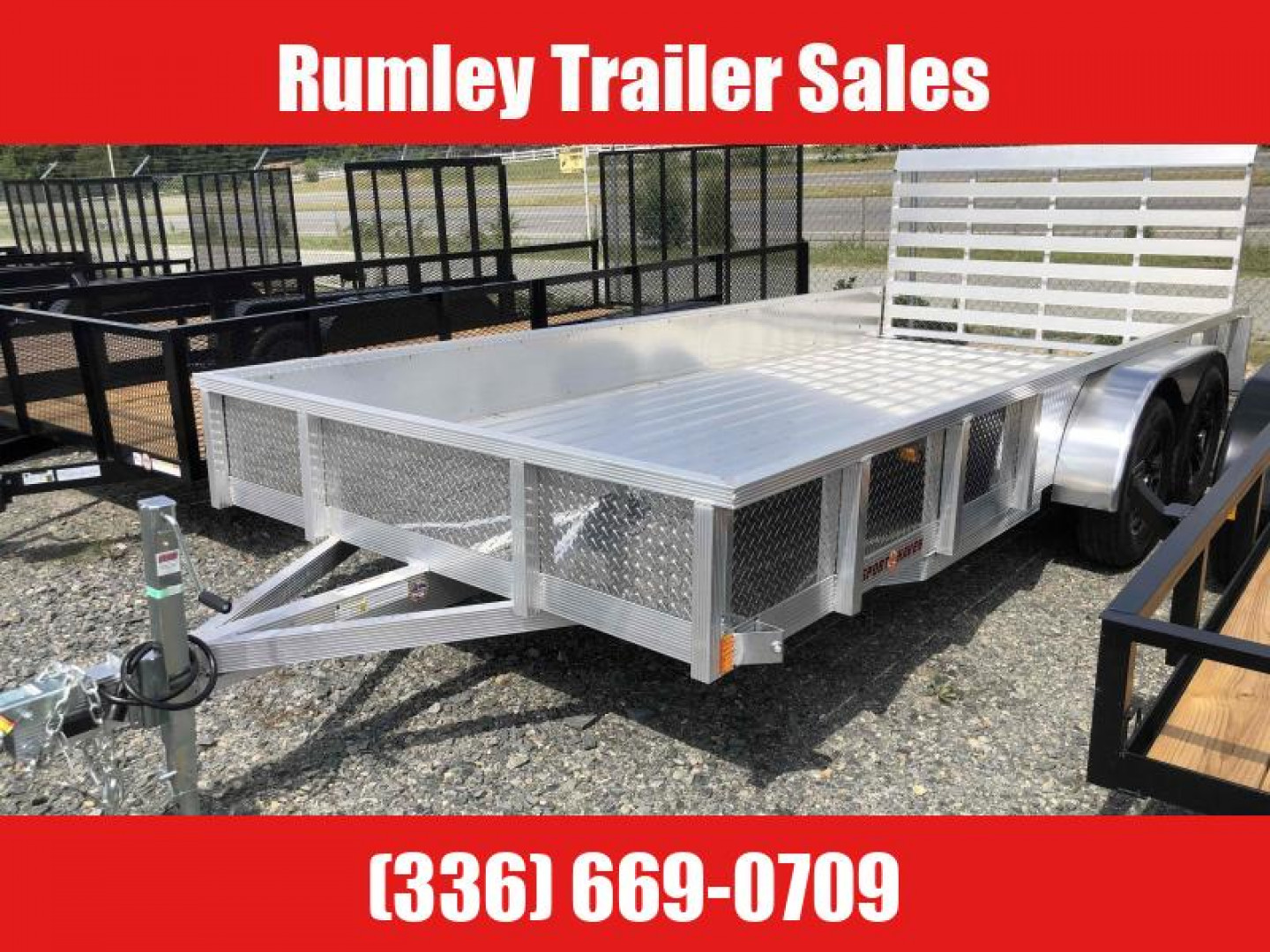New 2025 SPORT HAVEN AUT 7X16TD Utility Trailer