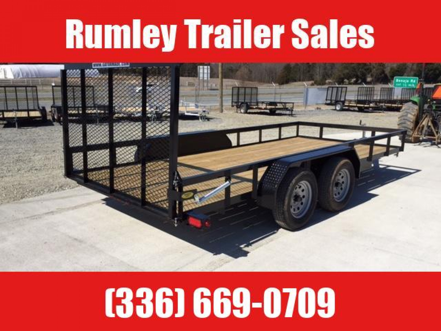 New 2026 Gatormade Trailers 7x14 tandem axle Landscape Trailer