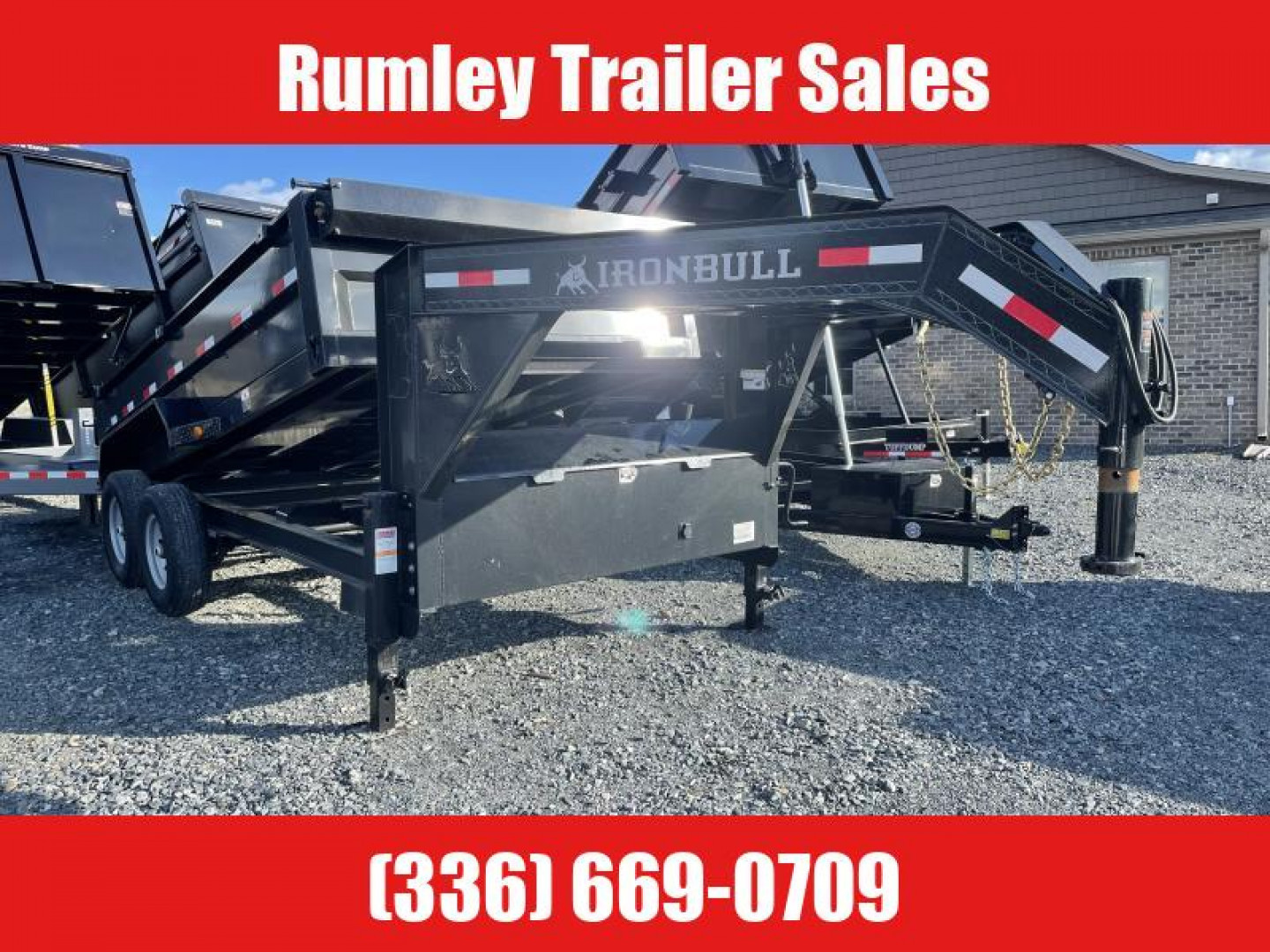 New 2026 Iron Bull 83" x 16' gooseneck dump Dump Trailer