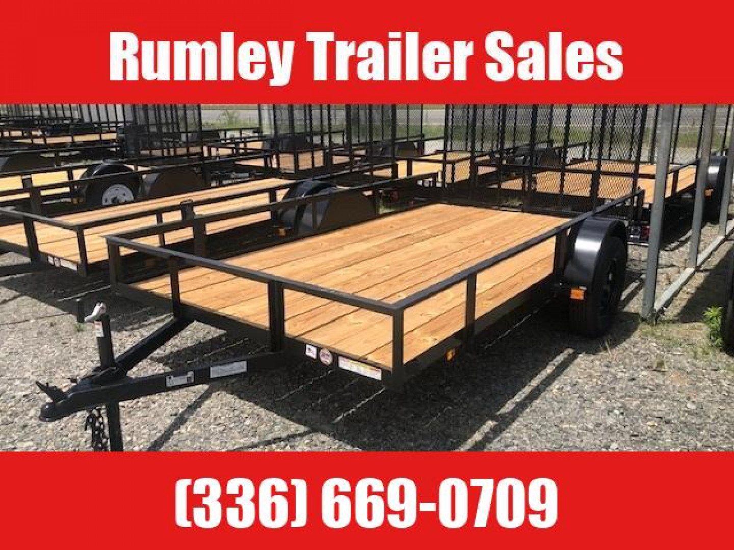 New 2025 TRIPLE CROWN TRAILERS single axle landscape 14'