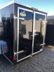 New 2025 COVERED WAGON TRAILERS Enclosed Cargo Trailer 6x12 ft V-Nose 3k GVWR Cargo / Enclosed Trailer