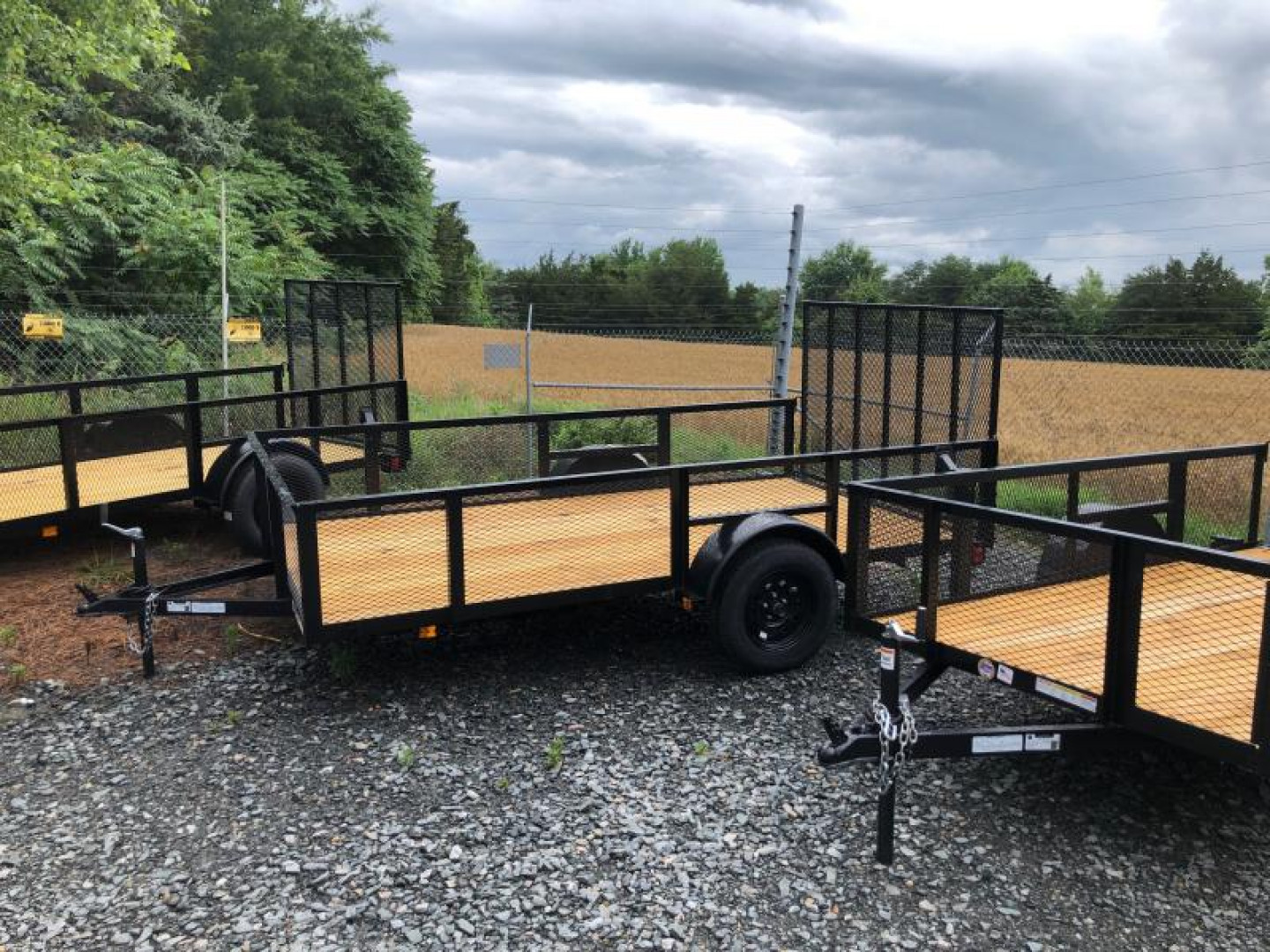 New 2025 TRIPLE CROWN TRAILERS 6.4x12 utility high side Utility Trailer