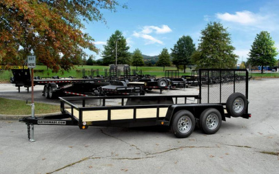 New 2025 GATORMADE TRAILERS Utility Trailer 6 ft 10 inch x 16 ft (Rear Gate) Landscape Trailer