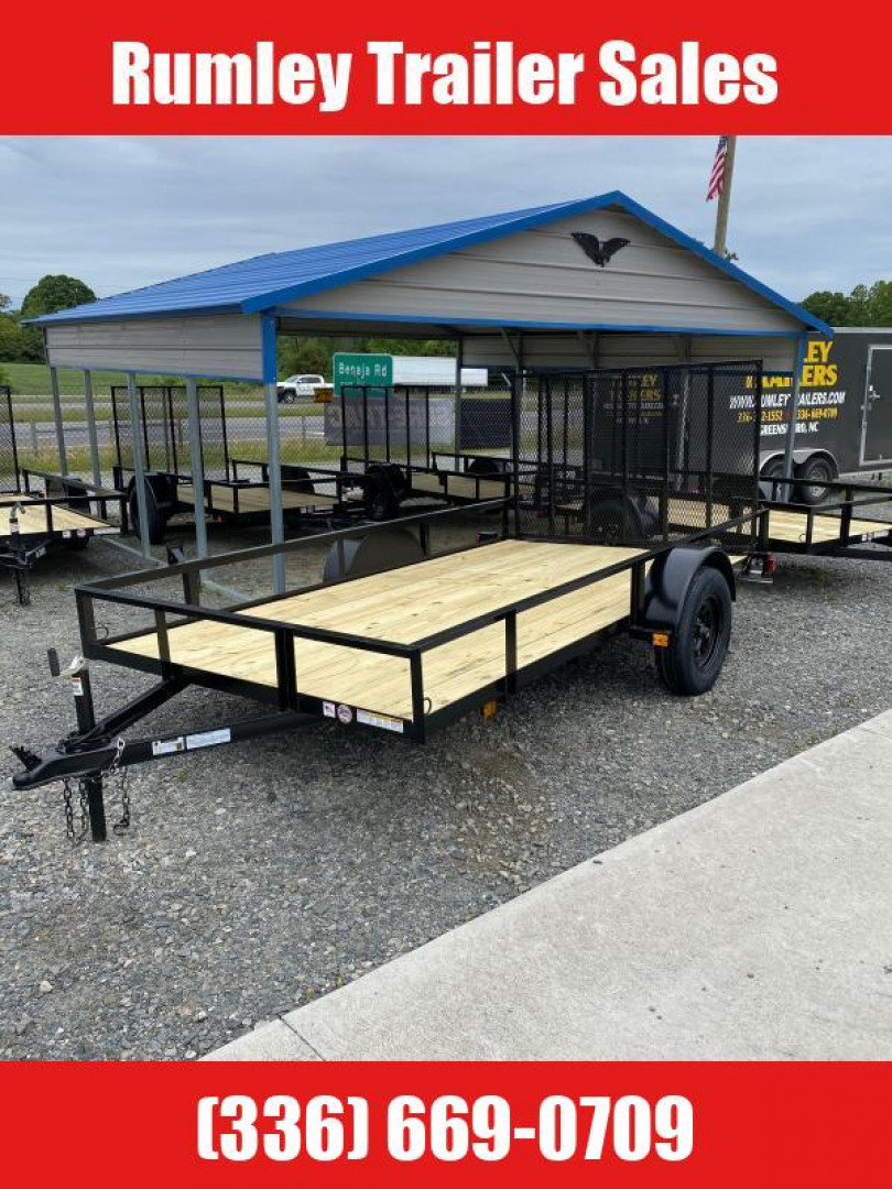 New 2025 TRIPLE CROWN TRAILERS 6.4x12 Single Axle Utility Utility Trailer