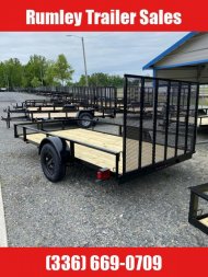 New 2025 TRIPLE CROWN TRAILERS 6.4x12 Single Axle Utility Utility Trailer