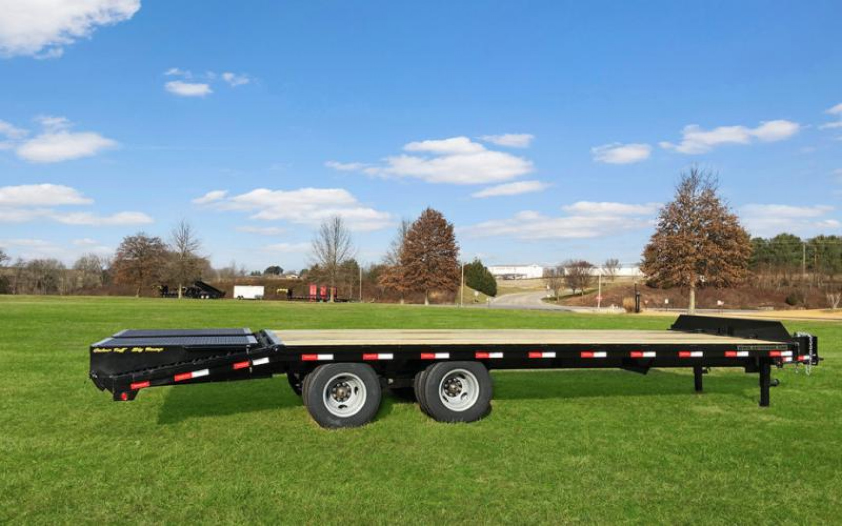 New 2025 GATORMADE TRAILERS Pintle Hitch Equipment Trailer 22k GVWR (Wide Ramps) Deckover Trailer