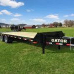 New 2025 GATORMADE TRAILERS Pintle Hitch Equipment Trailer 22k GVWR (Wide Ramps) Deckover Trailer