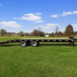 New 2025 GATORMADE TRAILERS Pintle Hitch Equipment Trailer 22k GVWR (Wide Ramps) Deckover Trailer
