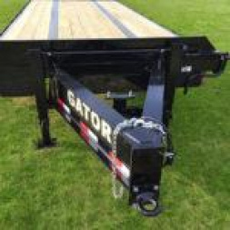New 2025 GATORMADE TRAILERS Pintle Hitch Equipment Trailer 22k GVWR (Wide Ramps) Deckover Trailer