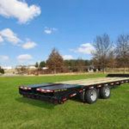 New 2025 GATORMADE TRAILERS Pintle Hitch Equipment Trailer 22k GVWR (Wide Ramps) Deckover Trailer