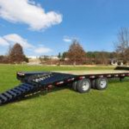New 2025 GATORMADE TRAILERS Pintle Hitch Equipment Trailer 22k GVWR (Wide Ramps) Deckover Trailer