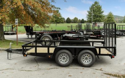 New 2025 GATORMADE TRAILERS Utility Trailer 6 ft 10 inch x 12 ft Tandem Axle 7k GVWR Landscape Trailer