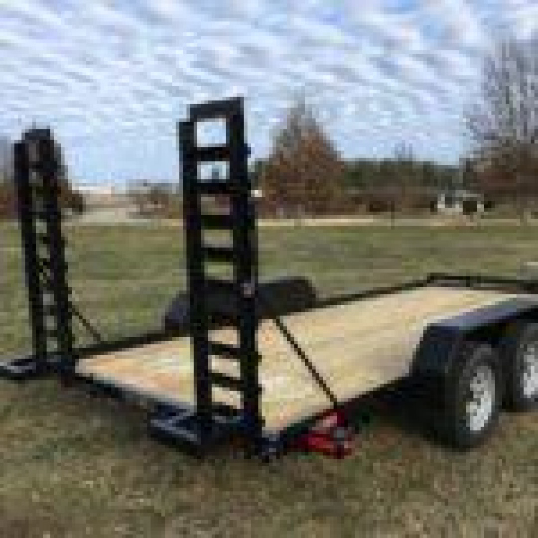 New 2026 Gatormade Trailers Flatbed Car Hauler Trailer (Stand Up Ramps) Flatbed Trailer