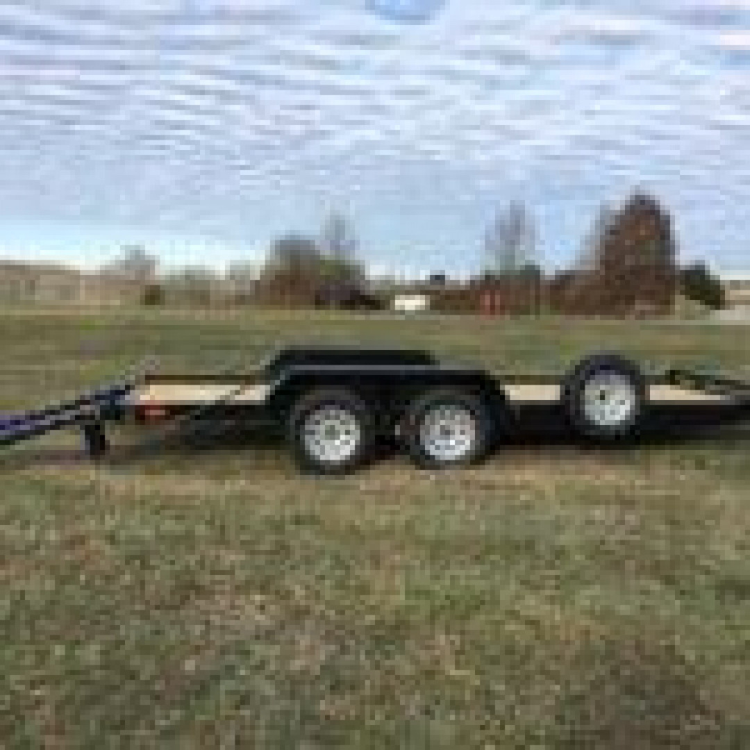 New 2026 Gatormade Trailers Flatbed Car Hauler Trailer (Stand Up Ramps) Flatbed Trailer