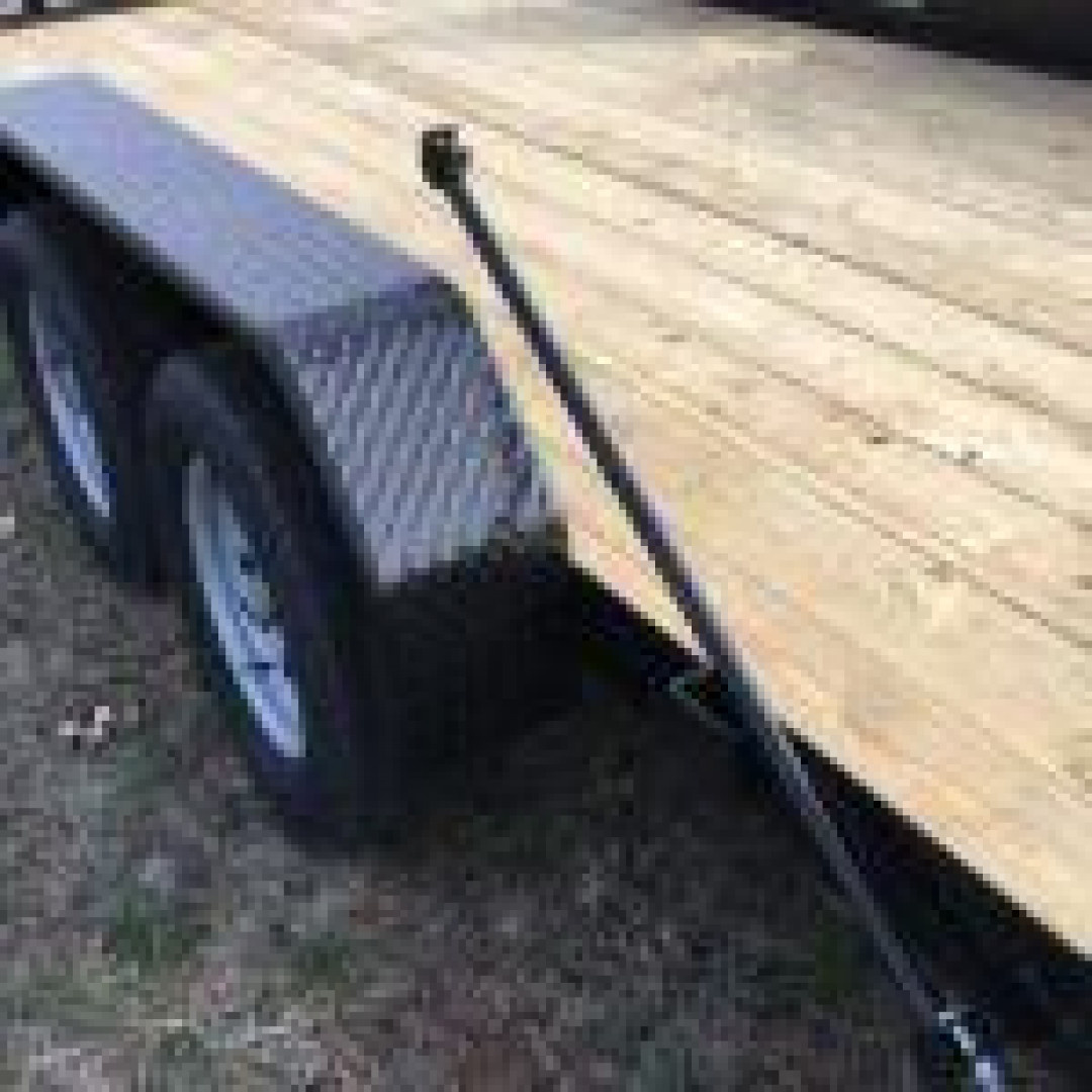 New 2026 Gatormade Trailers Flatbed Car Hauler Trailer (Stand Up Ramps) Flatbed Trailer