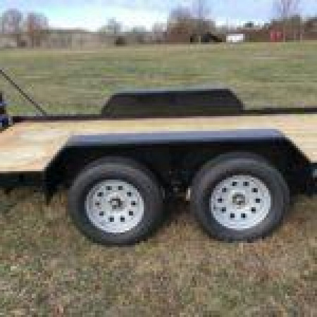 New 2026 Gatormade Trailers Flatbed Car Hauler Trailer (Stand Up Ramps) Flatbed Trailer