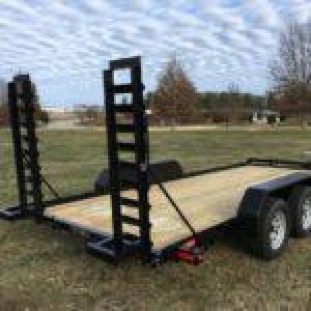 New 2026 Gatormade Trailers Flatbed Car Hauler Trailer (Stand Up Ramps) Flatbed Trailer