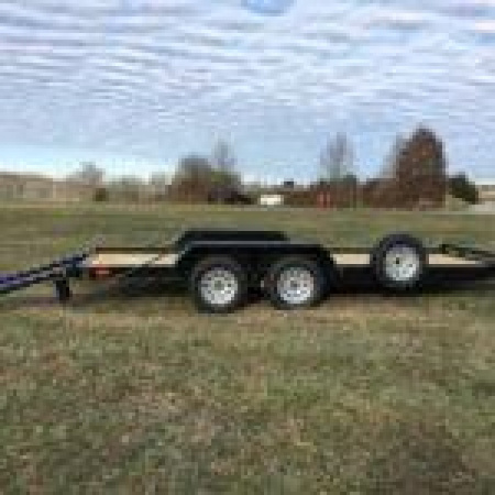New 2026 Gatormade Trailers Flatbed Car Hauler Trailer (Stand Up Ramps) Flatbed Trailer