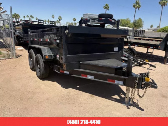 Used 2023 Iron Bull 10x6 Ironbull Tandem Axle Dump, 10K GVWR , 24" Sides Other Trailer