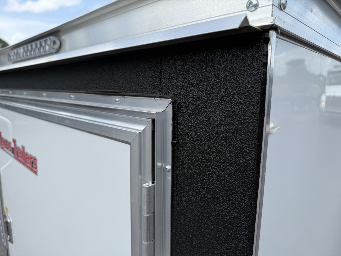 New TX4X6SA TEXAS TRAILERS 4' X 6' CARGO / ENCLOSED TRAILER W/ REAR SINGLE SWING DOOR