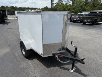 New TX4X6SA TEXAS TRAILERS 4' X 6' CARGO / ENCLOSED TRAILER W/ REAR SINGLE SWING DOOR